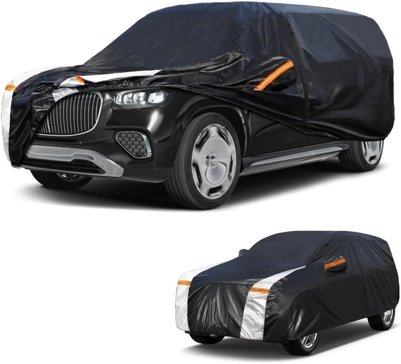Cotryvox Large SUV Car Cover for Mercedes-Benz GLS-Class 2015-2025 100% Waterproof All Weather, Heavy Duty Outdoor Full Exterior Covers Rain Sun Wind UV Protection. - Image 1
